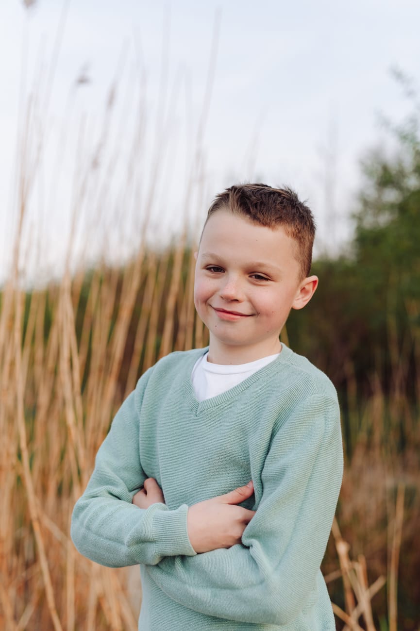 Portret nastoletniego syna sesja na plaży Gdynia