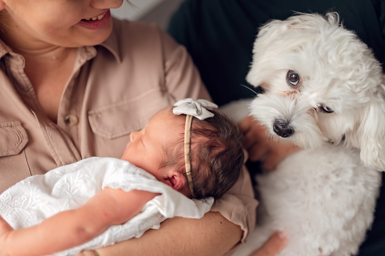 Noworodek w domu sesja lifestyle Gdańsk