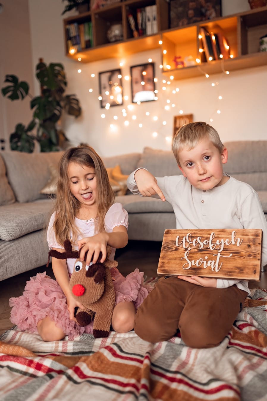 Domowa sesja bożonarodzeniowa Gdańsk Gdynia Sopot