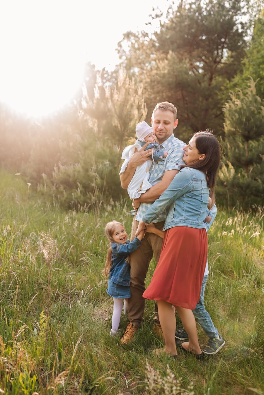 Naturalna sesja noworodkowa w plenerze, Trójmiasto