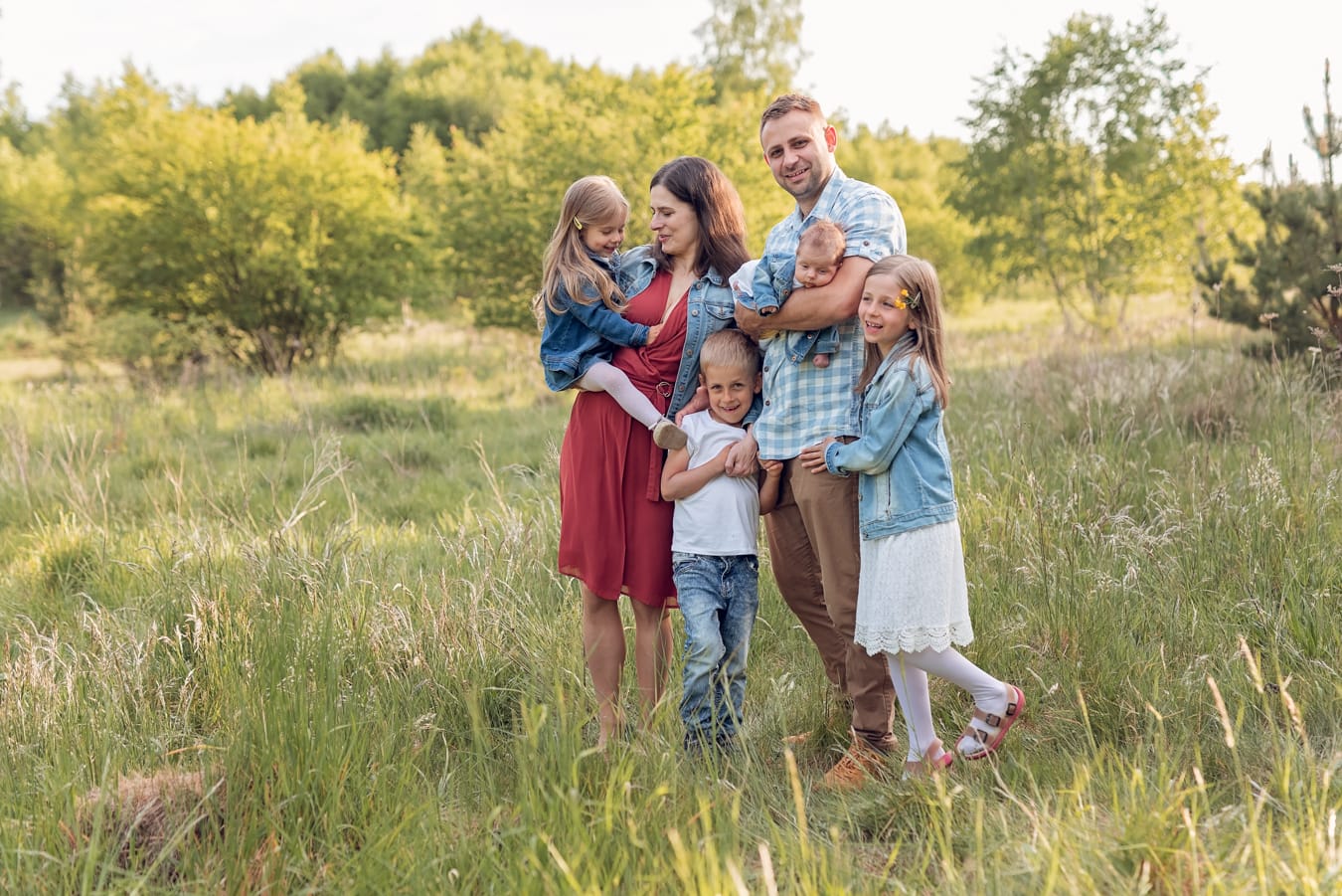 Rodzinna sesja niemowlęca w plenerze, kady rodzinne Gdańsk Gdynia Sopot