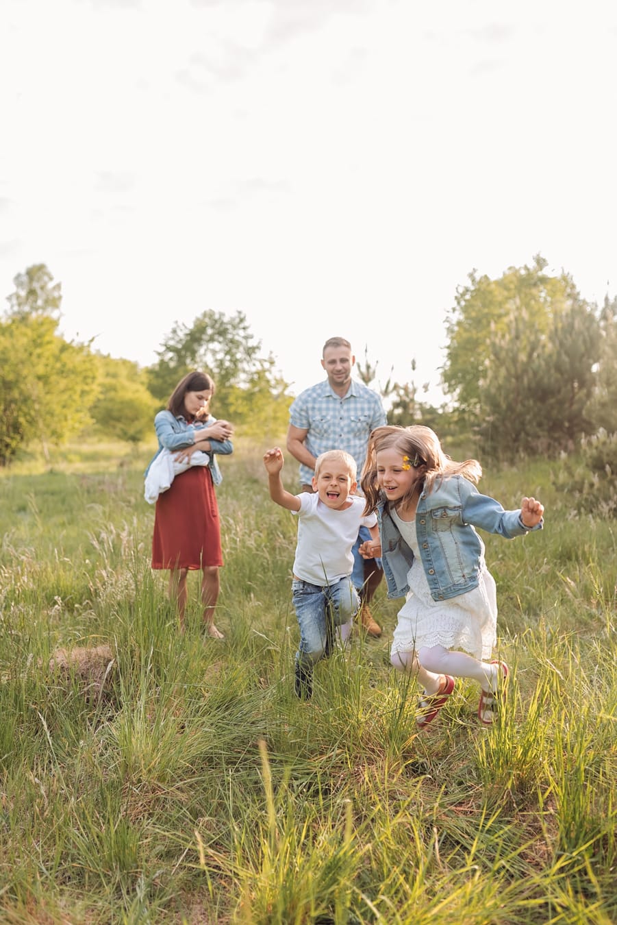 Spontaniczne kadry podczas rodzinnej sesji niemowlęcej, Gdańsk Gdynia Sopot