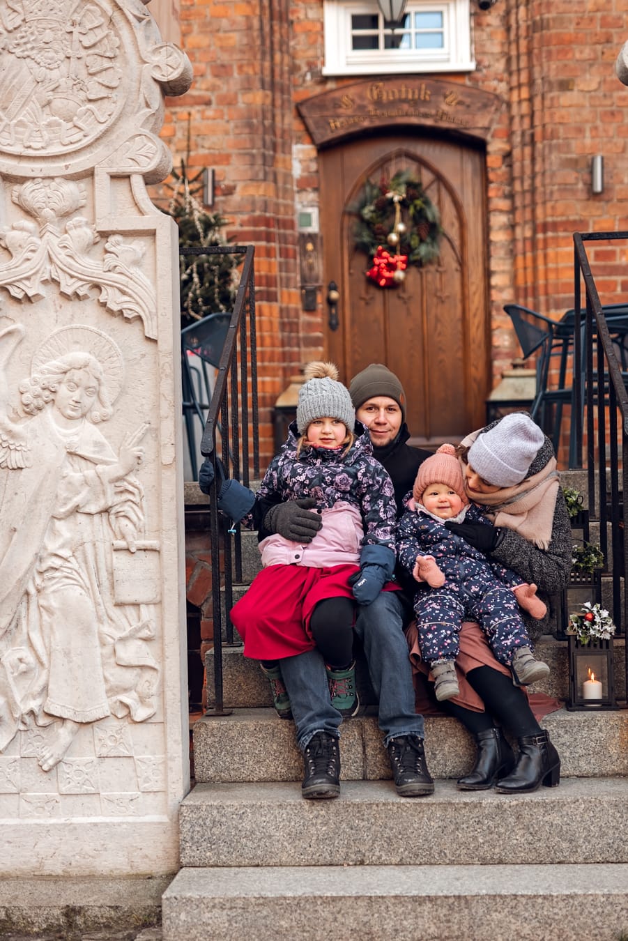 Świąteczna sesja rodzinna w Gdańsku
