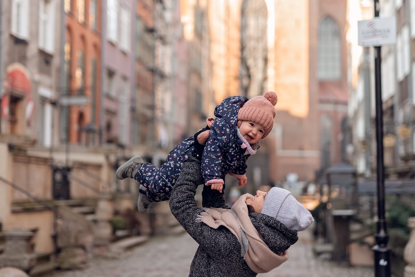 Miejska sesja rodzinna na Starym Mieście w Gdańsku
