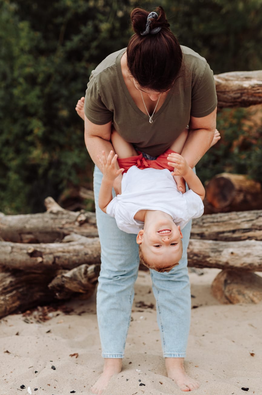 Mama z synem portret sesja rodzinna Gdynia
