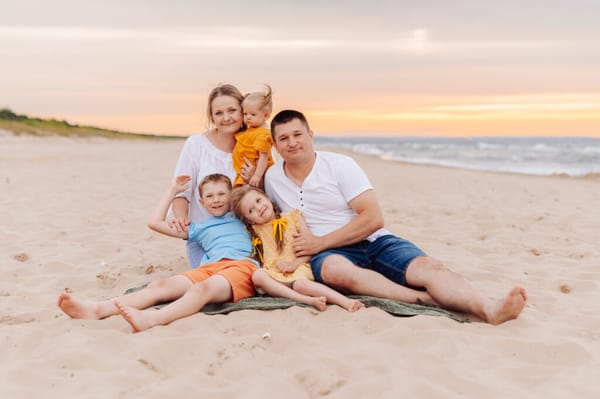 Sesja rodzinna nad morzem Gdynia