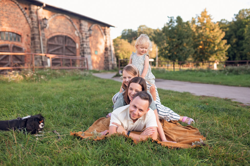 Rodzinna sesja zdjęciowa w parku Trójmiasto Gdańsk Gdynia Sopot